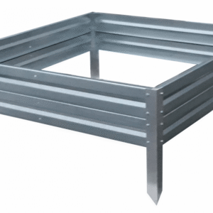 Surenkama plieninė cinkuota lysvė: plotis 1 m x ilgis 1 m (aukštis 10-30 cm)