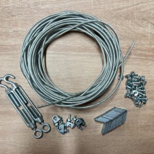 Įtempiami augalų parišimo komplektai