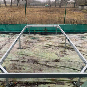 Pamatai latviškam šiltnamiui COMFORT (2m x 4m)