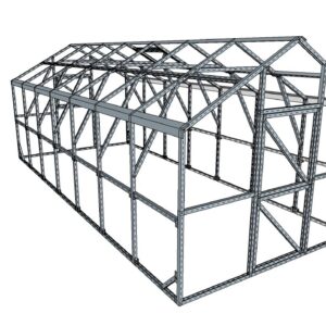 Dvišlaitis šiltnamis (290x665cm)