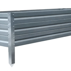 Surenkama plieninė cinkuota lysvė: plotis 75 cm x ilgis 1,5 m (aukštis 10-30 cm)