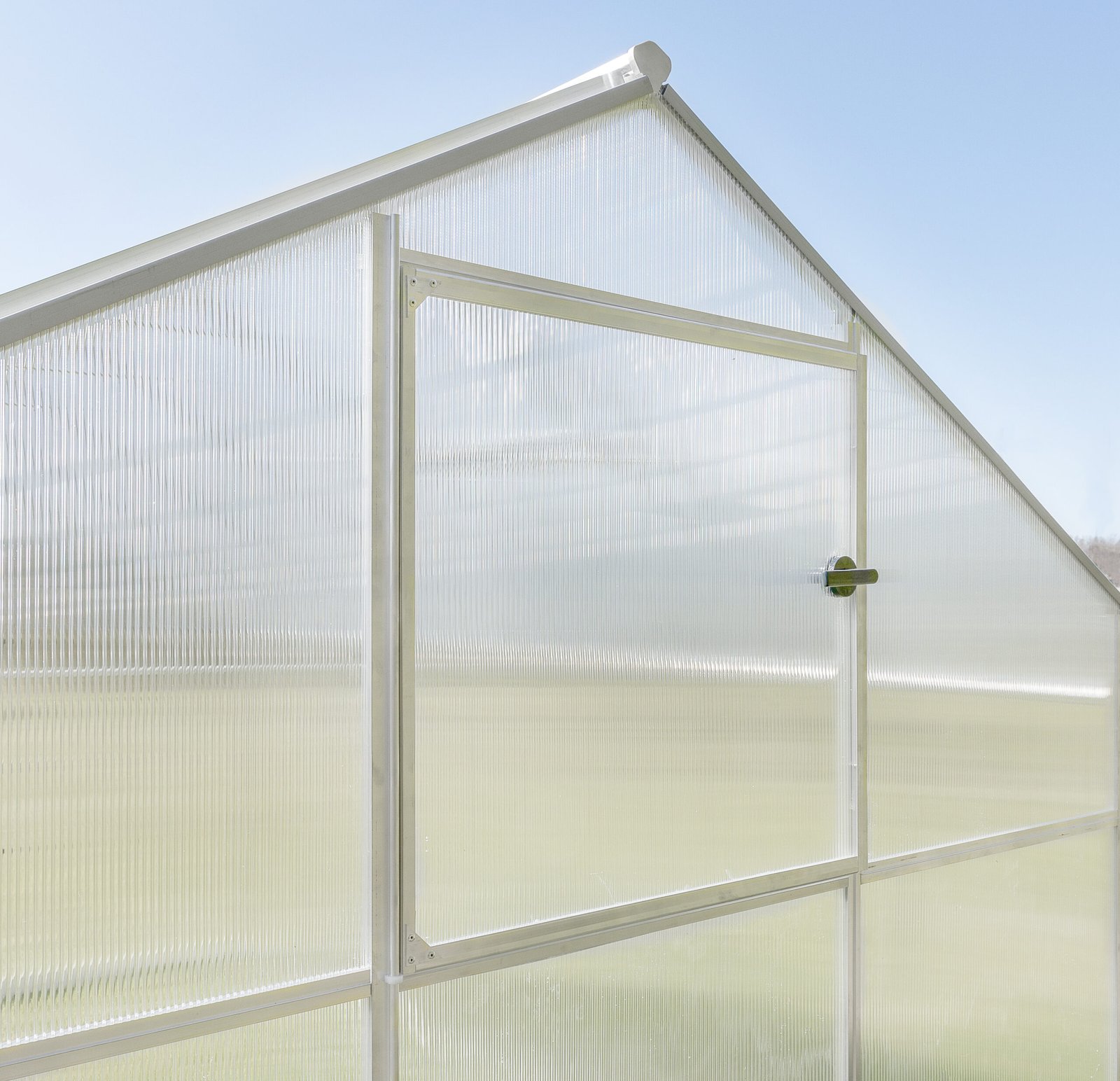 Aliuminis SANUS šiltnamis (Plotis 2,2 m.) su polikarbonato danga - Image 4