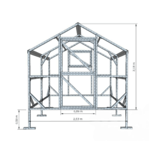 Dvišlaitis šiltnamis 2530×2190