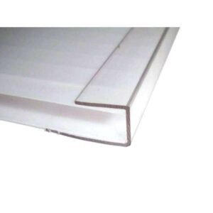 Polikarbonato užbaigimo profilis U